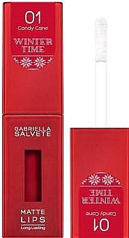 Matte Lipstick - Gabriella Salvete Winter Time Matte Lips Long Lasting — photo N1