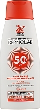 Fragrances, Perfumes, Cosmetics Sun Lotion - Deborah Dermolab Sun Milk Very Hight Protection SPF 50+