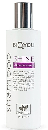 Hair Shine & Growth Shampoo - Bio2You Natural Shampoo For Hair — photo N1