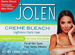 Fragrances, Perfumes, Cosmetics Set - Jolen Bleach Cream Original Formula (cr/125ml + poudre/30g)