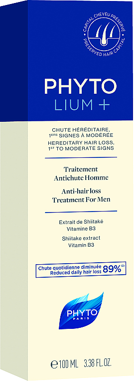 Men Anti Hair Loss Treatment - Phyto Lium+ Anti-Hair Loss Treatment For Men — photo N2