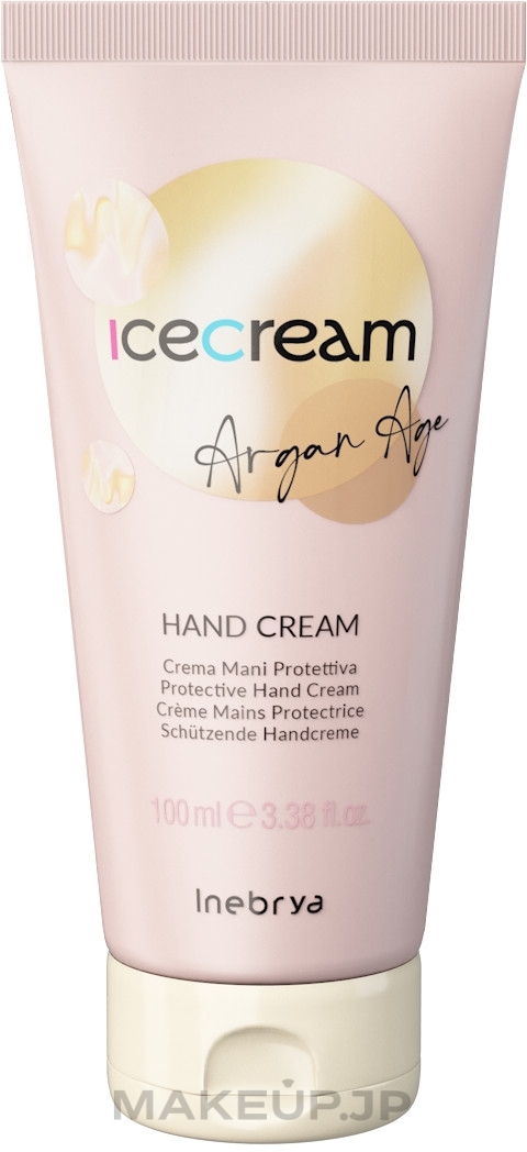 Argan Oil Hand Cream - Inebrya Ice Cream Argan-Age Hand Cream — photo 100 ml