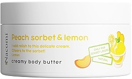 Fragrances, Perfumes, Cosmetics Peach & Lemon Body Butter - Nacomi Peach Sorbet And Lemon Creamy Body Butter