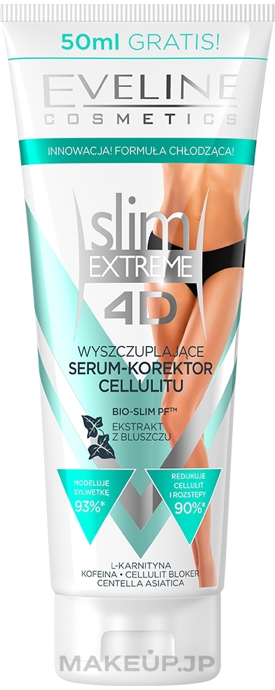 Intensive Slimming Serum "Slimness and Elasticity" - Eveline Cosmetics Slim Extreme 4D — photo 250 ml