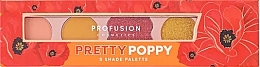 Eyeshadow Palette - Profusion Cosmetics Blooming Hues 5-Shade Palette — photo N4