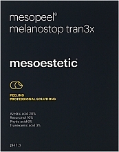 Fragrances, Perfumes, Cosmetics Melanostop Peeling - Mesoestetic Mesopeel Melanostop Tran3x