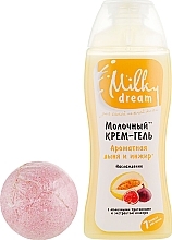 Set "Delight" - Milky Dream (sh/cr/300ml + b/bomb/80g) — photo N2