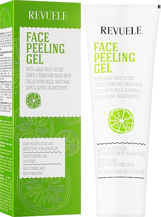 Face Peeling Gel - Revuele Face Peeling Gel with AHA Fruit Acids — photo N2