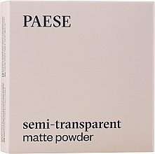 Compact Powder - Paese Matter Powder Semitransparent — photo N3