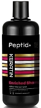 Fragrances, Perfumes, Cosmetics Shampoo - Peptid+ Keratin Enriched Shampoo For Dry & Straighten Hair