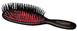 Hair Brush, dark ruby - Mason Pearson Pocket Sensitive Bristle Hairbrush SB4 Dark Ruby — photo N1