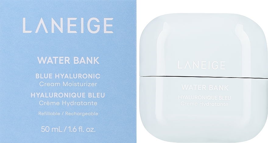 Moisturizing Hyaluron Face Cream - Laneige Water Bank Blue Hyaluronic Cream Moisturizer Hydrate and Nourish — photo N1