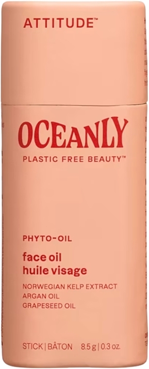 Nourishing Dry Face Oil with Argan Oil - Attitude Oceanly Phyto-Oil Face Oil — photo N1