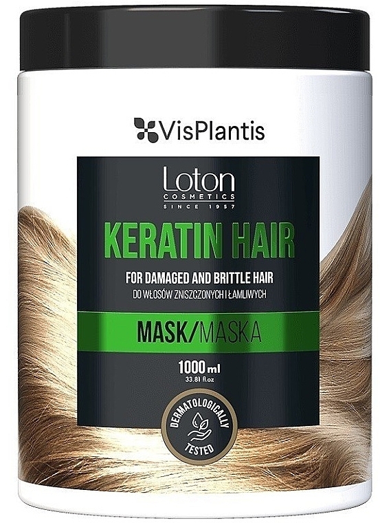 Keratin Hair Mask - Vis Plantis Loton Keratin Hair Mask — photo N4