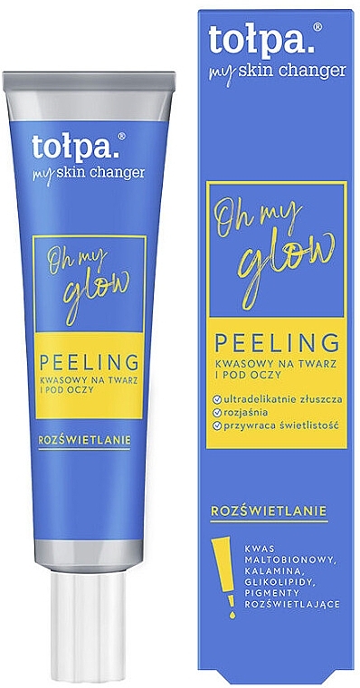 Set - Tolpa My Skin Changer Oh My Glow (serum/30ml + peeling/40ml) — photo N3