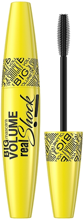 Lash Mascara - Eveline Cosmetics Big Volume Real Shock — photo N1