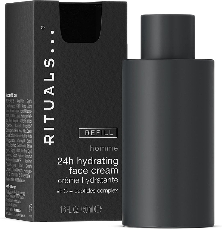 Face Cream - Rituals Homme 24h Hydrating Face Cream (refill) — photo N1