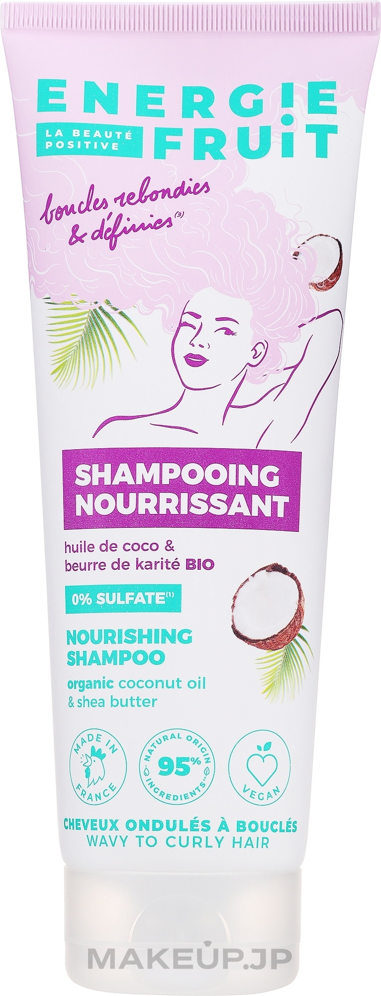 Coconut Oil & Shea Butter Shampoo for Curly Hair - Energie Fruit Coconut Oil & Shea Butter Nourishing Shampoo — photo 250 ml