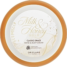 Fragrances, Perfumes, Cosmetics Nourishing Hand and Body Cream - Oriflame Milk & Honey Gold Classic Grace Hand & Body Cream