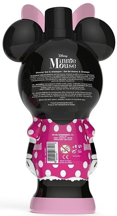 Shower Gel & Shampoo - Air-Val International Minnie Mouse 2D Shower Gel & Shampoo — photo N2