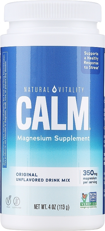 Soothing Food Supplement - Natural Vitality Natural Calm — photo N1