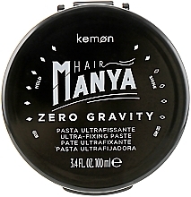 Extra Strong Hold Modeling Paste - Kemon ﻿Hair Manya Zero Gravity Ultra Fixing Cream — photo N1