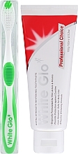 Fragrances, Perfumes, Cosmetics Set "Professional Choice", green toothbrush - White Glo Professional Choice Whitening Toothpaste (toothpaste/100ml + toothbrush)