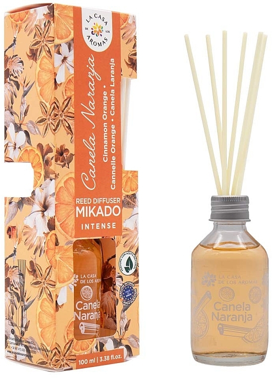 Cinnamon & Orange Reed Diffuser - Mikado Intense Cinnamon Orange — photo N1