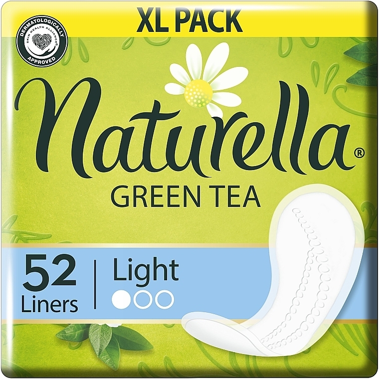 Panty Liners, 52 pcs - Naturella Green Tea Magic Light — photo N1