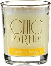 Fragrances, Perfumes, Cosmetics Scented Candle - Chic Parfum Vaniglia e Passion Candle