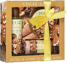 Fragrances, Perfumes, Cosmetics Set - ECO Laboratorie Ginger Cake (sh/gel/200ml + b/cr/200ml + salf/200g)