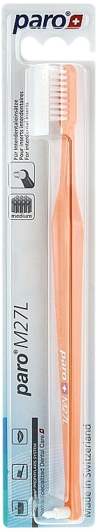 Gold Toothbrush, orange - Paro Swiss Isola F — photo N1