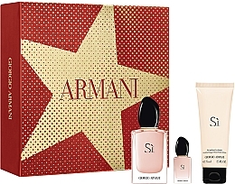 Fragrances, Perfumes, Cosmetics Giorgio Armani Si Fiori - Set (edp/50ml + edp/7ml + b/lot/75ml)