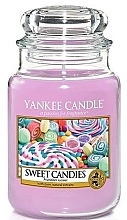 Fragrances, Perfumes, Cosmetics Scented Candle - Yankee Candle Sweet Candies Large Jar