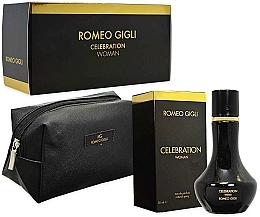 Fragrances, Perfumes, Cosmetics Romeo Gigli Celebration Woman - Set (edp/30ml + bag) 