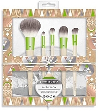 Fragrances, Perfumes, Cosmetics Set, 6 products - EcoTools Holiday Vibes Brush Set