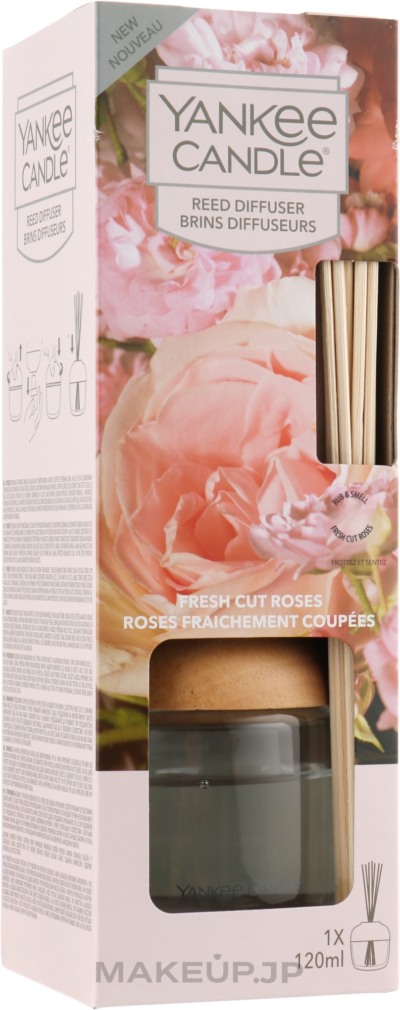 Reed Diffuser "Fresh Cut Roses" - Yankee Candle Fresh Cut Roses — photo 120 ml