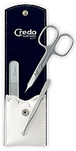 Fragrances, Perfumes, Cosmetics 3-piece Manicure Set "Bianco 3" - Credo Solingen