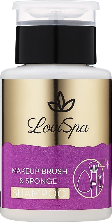 Cleansing Shampoo for Brushes and Makeup Sponges - LoviSpa Makeup Brush & Sponge Shampoo — photo N1