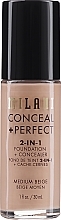 Fragrances, Perfumes, Cosmetics Foundation + Concealer - Milani Conceal Perfect 2-In-1 Foundation + Concealer