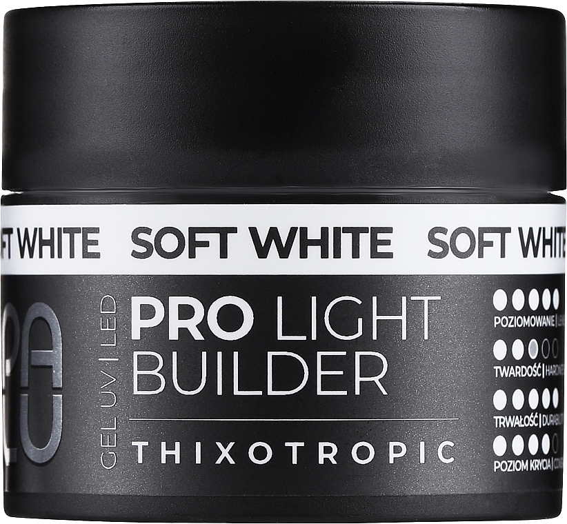 Builder Gel - Palu Pro Light Builder Soft White — photo N1