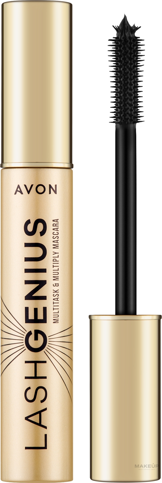 Multifunctional Mascara 'Flawless Lashes' - Avon Lash Genius Multitask & Multiply Mascara — photo Blackest Black