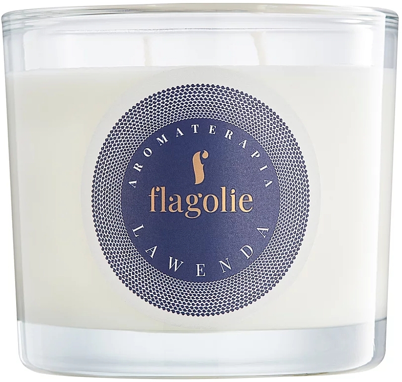 Lavender Scented Candle in Glass - Flagolie Fragranced Candle Lavender — photo N1