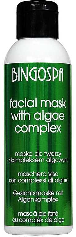 Algae Complex Face Mask - BingoSpa Cleansing Moisturizing Mask — photo N1