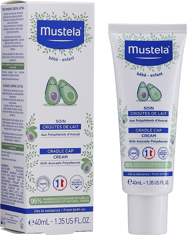 Cradle Cap Cream - Mustela Cradle Cap Cream — photo N1