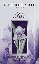 GIFT! Perfumed Body Cream 'Iris' - L'Erbolario Iris Crema del il Copro (sample) — photo N1