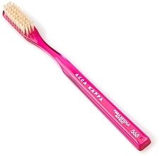 Fragrances, Perfumes, Cosmetics Toothbrush, pink - Acca Kappa Medium Pure Bristle Toothbrush Model 568