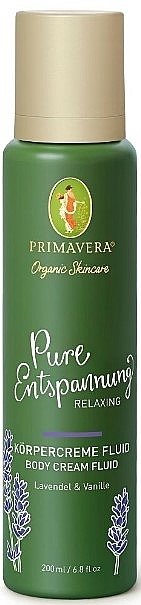 Soothing Body Cream - Primavera Relaxing Body Cream Fluid — photo N1