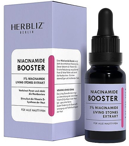 Niacinamide Face Booster - Herbliz Niacinamide Beauty Booster — photo N2