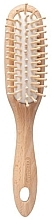 Wooden Massage Hair Brush, 22 cm - Titania — photo N1